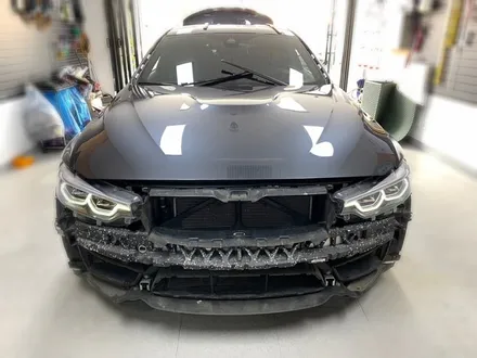 Bmw m4 사틴블랙 전체랩핑 시공(에이버리슈프림).장안동랩핑전문점.튜닝커스텀 / 동대문구 장안동