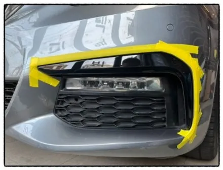 bmw 530i 그릴 크롬. 범퍼 에어덕트 몰딩 고광택 블랙 랩핑 지를 사용해 랩핑 하면 이뻐 질까? / 동대문구 장안동