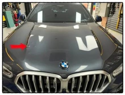 bmw x6 본넷 랩핑 제거 후 다시 랩핑 해보자. / 동대문구 장안동