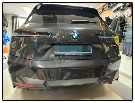 bmw ix xdrive40 차량에 블랙 ix m60 레터링 부착으로 업그레이드해 보자^^ / 동대문구 장안동