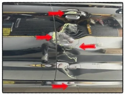 아우디 a6 조수석 도어 쪽 사고로 ppf 제거 후 판금 도색 진행해 보자!! / 동대문구 장안동