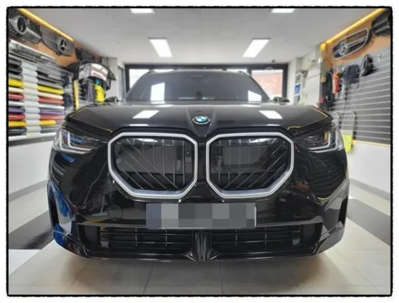 bmw x3 그릴 크롬 랩핑 하면 어떤 변화가 있을까?? / 동대문구 장안동