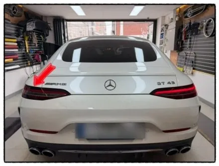 벤츠 gt 43 amg 후미등 led 수리 가 가능할까?? / 동대문구 장안동