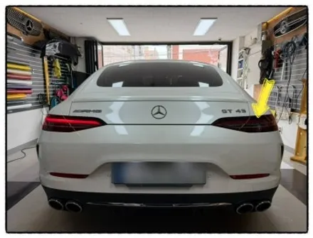 벤츠 gt43 amg 조수석 후미등 led 나가는 고질병 수리해 보자!! / 동대문구 장안동