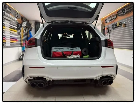 벤츠 a45 amg 범퍼 수리 및 카본 디퓨저 장착해 보자!! / 동대문구 장안동