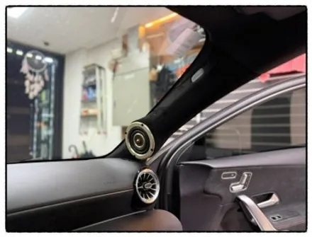 벤츠 a45 amg dls 트위터 스피커. 포칼 미드레인지 스피커 a 필러 레진 성형으로 깔끔하게 장착해 보자^^ / 동대문구 장안동