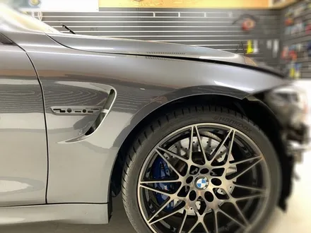 Bmw m4 사틴블랙 전체랩핑 시공(에이버리슈프림).장안동랩핑전문점.튜닝커스텀 / 동대문구 장안동