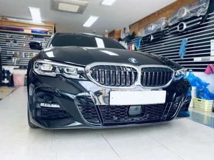 bmw320i 그릴크롬랩핑 시공 해보자.군자동랩핑전문점.튜닝커스텀 / 동대문,광진구,중랑구