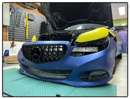 벤츠 e220 전체 래핑 제거 후 전체 래핑 제 작업으로 내 차량을 뽐내 보자^^ / 동대문구 장안동