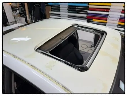 3편) 포르테 쿱 루프스킨 제거 후 3m2080 블랙 유광으로 루프스킨 제 작업하면 괜찮을까?? / 동대문구 장안동
