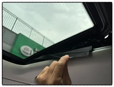 벤츠 glc220d 선루프 사이드 주름간 고무 교환 및 선바이저 껴보자!! / 동대문구 장안동
