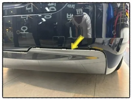 bmw 528i 뒤 범퍼 디퓨저 수리 도색으로 깔끔하게 만들어 보자!! / 동대문구 장안동