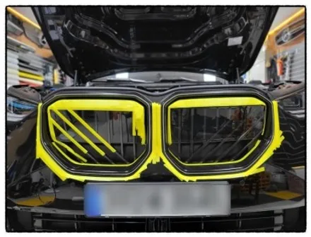 bmw x3 그릴 크롬 랩핑 하면 어떤 변화가 있을까?? / 동대문구 장안동
