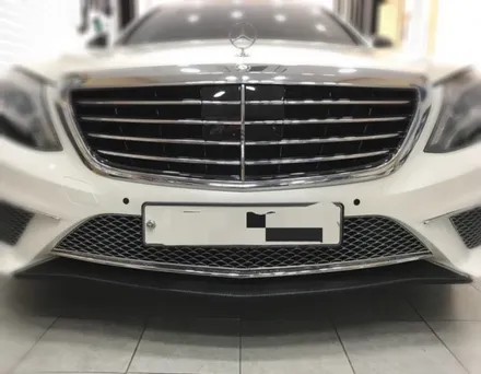 벤츠s63amg 범퍼립 카본랩핑 시공 해보자 .용답동랩핑 .튜닝커스텀 / 동대문구 장안동