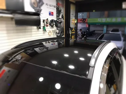 코나 천장 루프스킨 시공 해보자.장안동랩핑전문점.튜닝커스텀 / 동대문구 장안동