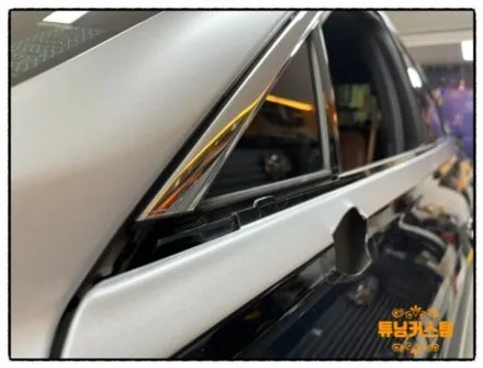 제네시스 g80 투톤 랩핑으로 고급 프리미엄 세단으로 만들어 보자. / 동대문,광진구,중랑구