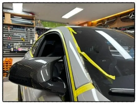 bmw m4 사고 부분 랩핑 제거 후 제 랩핑 해보자!! / 동대문구 장안동
