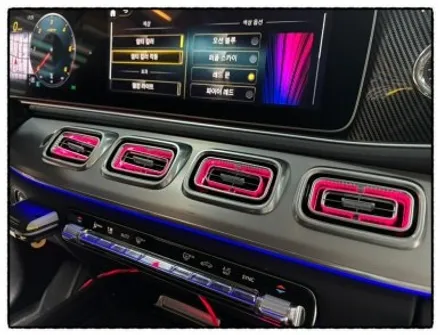 벤츠 gle 300d 실내 송풍구 엠비언트 및 시트 엠비언트. 실내 엠비언트 작업!! / 동대문구 장안동