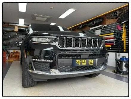 지프 그랜드 체로키 크롬 랩핑 및 엠블럼. 레터링 랩핑으로 나만의 스타일러 만들어 보자^^ / 동대문구 장안동