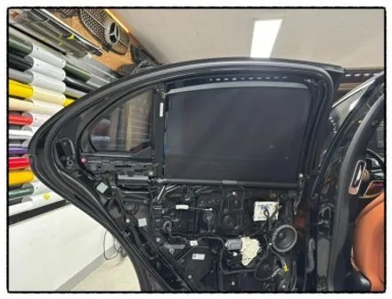 벤츠 s350d 도어 선쉐이드 (도어 커튼) 수리 후 사용해 보자!! / 동대문구 장안동