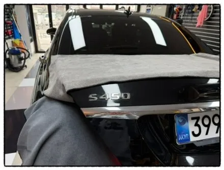 벤츠 s350 차량에 s450. 4matic 레터링으로 업그레이드해 보자^^ / 동대문구 장안동