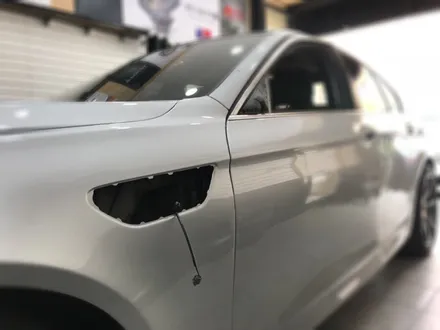 bmw520d 화이트펄전체랩핑 완료 #장안동랩핑 #튜닝커스텀 / 동대문구 장안동