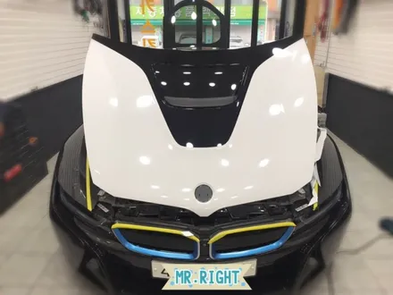 bmw i8 화이트 전체랩핑 시공 하다.장안동랩핑전문점.튜닝커스텀 / 동대문구 장안동