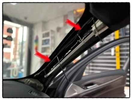 bmw 520i 순정 블랙박스 불량으로 아이나비 qxd1 plus 와 에코파워팩 s12 보조배터리 장착으로 내 차량을 보호해 보자!! / 동대문구 장안동