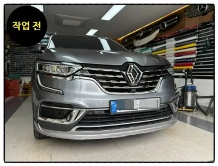 qm6 차량에 있는 모든 크롬 블랙 랩핑으로 내 차량을 더 고급스럽게 만들어 보자^^ / 동대문구 장안동