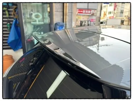 벤츠 a45 amg 립 스포일러 블랙 유광으로 랩핑 할 수 있을까?? / 동대문구 장안동