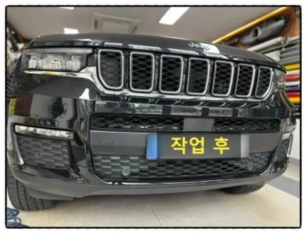 지프 그랜드 체로키 크롬 랩핑 및 엠블럼. 레터링 랩핑으로 나만의 스타일러 만들어 보자^^ / 동대문구 장안동