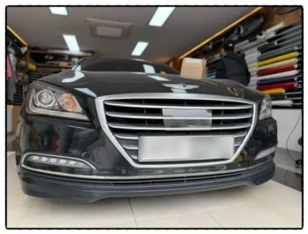 제네시스 g330  신형 제네시스 엠블럼과 g80. 3.3 레터링 부착하면?? / 동대문구 장안동