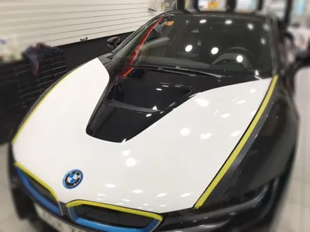 bmw i8 화이트 전체랩핑 시공 하다.장안동랩핑전문점.튜닝커스텀 / 동대문구 장안동