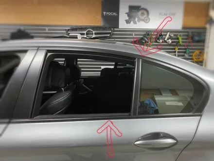 bmw 520d 도어크롬몰딩랩핑.왕십리랩핑전문점.튜닝커스텀 / 동대문구 장안동