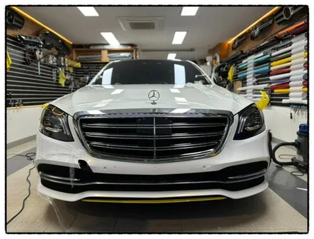 벤츠 s450 어떤 색상으로 전체 랩핑 하면 이쁠까? ㅎㅎㅎ / 동대문구 장안동