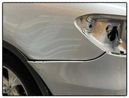 벤츠 glc 220d 뒤 휀다. 범퍼 부분 도색으로 흠집 없애 보자!! / 동대문구 장안동