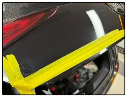 벤츠 cls 450 차량을 블랙 레터링 부착으로 cls 53 amg 차량으로 업그레이드해 보자~^^ / 동대문구 장안동