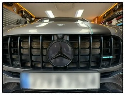 벤츠 a45 amg 데칼 랩핑. 포인트 라인 랩핑. 크롬 랩핑. 엠블럼. 레터링 랩핑으로 변신해 보자!! / 동대문구 장안동