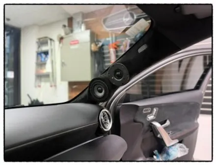 벤츠 a45 amg dls 트위터 스피커. 포칼 미드레인지 스피커 a 필러 레진 성형으로 깔끔하게 장착해 보자^^ / 동대문구 장안동