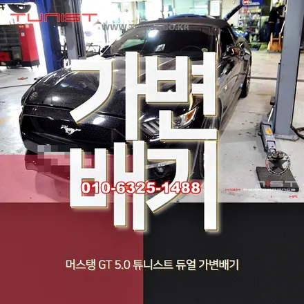 머스탱 GT 5.0 듀얼 가변배기 튜닝으로 아메리카 머슬카 배기음 만들기  팝콘맵핑 / 안산 상록
