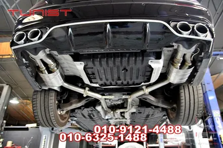 벤츠w213 e43amg 스위처 커스텀 듀얼 가변배기 제작 장착 amg 배기튜닝 / 안산 상록