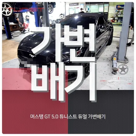 머스탱 GT5.0 컨버터블 머슬카 배기음 가변배기 배기튜닝 / 안산 상록