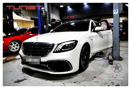 벤츠 W222 S63 AMG 후기형 고성능 가변배기 배기튜닝 강력한 AMG 배기음 튜닝 / 안산 상록