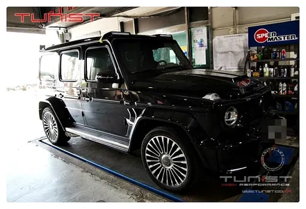 벤츠 지바겐 W463B G63 AMG 브라부스 스타일 가변배기 배기튜닝 / 안산 상록