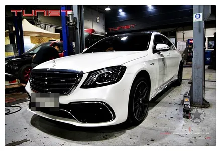 벤츠 w222 s63 amg (후기형) 가변배기 배기튜닝 출력 저하 경고등 걱정 no~! / 안산 상록