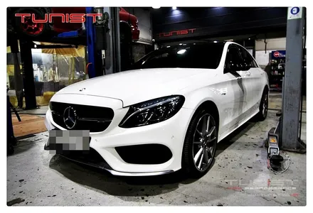 벤츠 W205 C43 AMG 고성능 가변배기 배기튜닝으로 amg 배기음 봉인 풀기 / 안산 상록