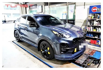스포티지QL 더볼드 리어 에어댐 장착과 순정형 듀얼배기 장착 구조변경 안해도 됨 / 안산 상록