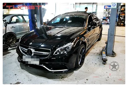 벤츠 W218 CLS 63 AMG 배기튜닝 전문 장인이 만든 amg 전용 가변배기 / 안산 상록