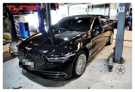 제네시스 G90 3.3T 챔버타입 듀얼 가변배기 배기튜닝 부밍음 제로 / 안산 상록