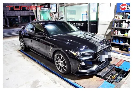 제네시스 g70 2.0t 준비엘 튜닝 인증 gt 가변배기튜닝 구변면제 / 안산 상록